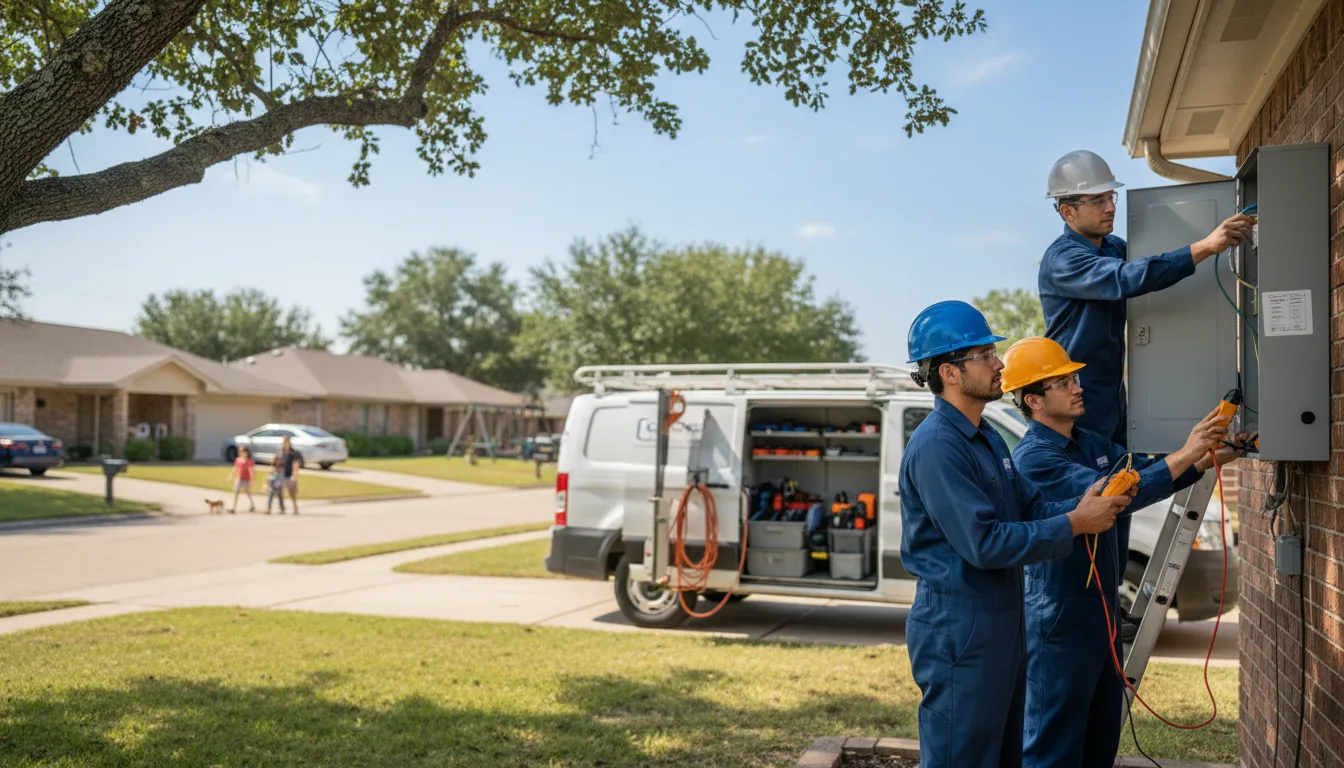Certified electrician providing emergency electrical services in Rincon, GA